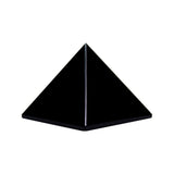 Natural Black Obsidian Crystal Pyramid Energy Generator - The Protector