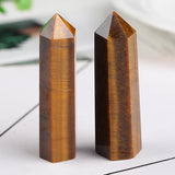 7PCS 2.2-2.6" Natural Healing Fluorite Crystals Wands Polishing Reiki Energy Stone Hexagonal Point Obelisk Large Gemstones for Meditation Therapy Grid Gifts (2.2inch/7pcs)