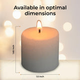Welburn Veda&Co™ Votive Candles - Pack of 144, Upto 12 Hours Burn Time, 100% Fully Refined Paraffin Wax, Smokeless, Unscented, for Home Decor, Spa, Weddings, Birthdays, Holidays, Party (White)
