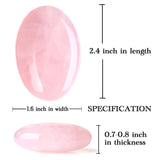 MAIBAOTA 2.4" Lapis Lazuli Crystal Stone Polished Palm Stone 0.7" Thick Natural Reiki Gemstone Worry Stone Healing Crystals Energy Balancing Anxiety Stress Relief Meditation 1 Pc