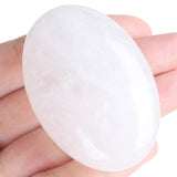 MAIBAOTA 2.4" Lapis Lazuli Crystal Stone Polished Palm Stone 0.7" Thick Natural Reiki Gemstone Worry Stone Healing Crystals Energy Balancing Anxiety Stress Relief Meditation 1 Pc
