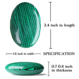 MAIBAOTA 2.4" Lapis Lazuli Crystal Stone Polished Palm Stone 0.7" Thick Natural Reiki Gemstone Worry Stone Healing Crystals Energy Balancing Anxiety Stress Relief Meditation 1 Pc
