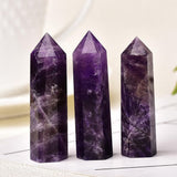 7PCS 2.2-2.6" Natural Healing Fluorite Crystals Wands Polishing Reiki Energy Stone Hexagonal Point Obelisk Large Gemstones for Meditation Therapy Grid Gifts (2.2inch/7pcs)