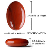 MAIBAOTA 2.4" Lapis Lazuli Crystal Stone Polished Palm Stone 0.7" Thick Natural Reiki Gemstone Worry Stone Healing Crystals Energy Balancing Anxiety Stress Relief Meditation 1 Pc