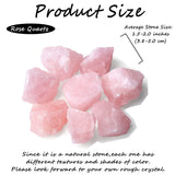 ZHIYUXI 2" Amethyst Rose Quartz Clear Quartz Fluorite Raw Crystals and Stones 4Pcs Crystals Bulk Real Crystals Decor Huge Rocks for Tumbling Witchcraft Wrapping Fountain Rocks Cabbing Room Decor