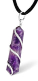 Sugandha Wellness Rainbow Moonstone Healing Crystal Necklace - Lunar Pendant Balance, Inner Light, Love & Creativity