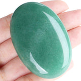 MAIBAOTA 2.4" Lapis Lazuli Crystal Stone Polished Palm Stone 0.7" Thick Natural Reiki Gemstone Worry Stone Healing Crystals Energy Balancing Anxiety Stress Relief Meditation 1 Pc