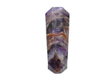 Amazing Gemstone Amethyst Chevron Crystal Towers ~ Natural Healing Crystal Point Obelisk for Reiki Healing and Crystal Grid (2" to 3" Inch)