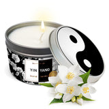 MAGNIFICENT 101 Yin Yang Smudge Candle - 6-Oz Soy Wax Tin - 35-Hr Burn Time & Orchid & Jasmine Scent - Energy Cleansing & Chakra Healing - Gift for Women