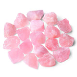 ZHIYUXI 2" Amethyst Rose Quartz Clear Quartz Fluorite Raw Crystals and Stones 4Pcs Crystals Bulk Real Crystals Decor Huge Rocks for Tumbling Witchcraft Wrapping Fountain Rocks Cabbing Room Decor
