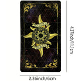 SUNHHX Tarot Cards Set, 78 Surface Laser Tarot Cards with English Instructions Book for Beginners (English Edition)