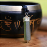 Sugandha Wellness Rainbow Moonstone Healing Crystal Necklace - Lunar Pendant Balance, Inner Light, Love & Creativity