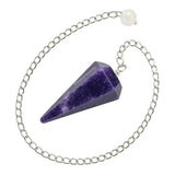 Amazing Gemstone Rainbow Moonstone Crystal Pendulum for Divination - Certified Dowsing Crystals and Healing Stones for Chakra Balancing and Meditation - Enhance Reiki Spiritual Growth