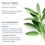 Aura Smudge Smokeless Sage with Juniper, Cleansing & Uplifting Spray for Positive Energy, Clean, Simple Alternative to Smudge Sticks & Burning Sage, Paraben Free, Vegan, 4oz