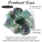 ZHIYUXI 2" Amethyst Rose Quartz Clear Quartz Fluorite Raw Crystals and Stones 4Pcs Crystals Bulk Real Crystals Decor Huge Rocks for Tumbling Witchcraft Wrapping Fountain Rocks Cabbing Room Decor