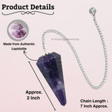Amazing Gemstone Rainbow Moonstone Crystal Pendulum for Divination - Certified Dowsing Crystals and Healing Stones for Chakra Balancing and Meditation - Enhance Reiki Spiritual Growth