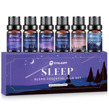 Sleep Essential Oils, Essential Oil Blends for Diffusers for Home (Relax, Stress Relief, Fresh Breathe, Sweet Dreams) Candle Making Scents, Relaxation Gift for Women and Men