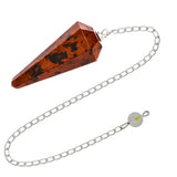 Amazing Gemstone Rainbow Moonstone Crystal Pendulum for Divination - Certified Dowsing Crystals and Healing Stones for Chakra Balancing and Meditation - Enhance Reiki Spiritual Growth
