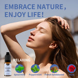 Essential Oil Blends, Essential Oils Set for Diffusers for Home, Well-Being Kit- Spearmint Tea, Calming, Dreams, Relaxing, Mood, Fresh Air Aromatherapy Oils for Humidifiers, Skin, 6x10ml