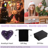 Amethyst Cluster Quartz Purple Raw Gem Stones Gift for Meditation Decor Energy Balance Reiki 1.2-2"/3-5cm