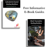 Sugandha Wellness Rainbow Moonstone Healing Crystal Necklace - Lunar Pendant Balance, Inner Light, Love & Creativity