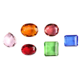 GEMHUB Brazilian 500 Carat Lot of 6 Pcs Mix Color & Shape Loose Gemstone Lot for Jewelry Making ASP-029