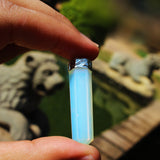 Sugandha Wellness Rainbow Moonstone Healing Crystal Necklace - Lunar Pendant Balance, Inner Light, Love & Creativity