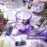 Sleep Essential Oils, Essential Oil Blends for Diffusers for Home (Relax, Stress Relief, Fresh Breathe, Sweet Dreams) Candle Making Scents, Relaxation Gift for Women and Men