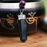 Sugandha Wellness Rainbow Moonstone Healing Crystal Necklace - Lunar Pendant Balance, Inner Light, Love & Creativity
