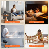 Ultrasonic Essential Oil Diffuser Set with 12 Best Aromatherapy Oils, Gift Box & Bag, Himalayan Salt Lamp Diffuser，Cool Mist Humidifier for Bedroom, Scent Diffusers for Home