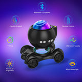 Galaxy Lamp Projector, Star Aurora Projector Built-in Bluetooth Speaker, Night Light for Kids Adults, White Noise Light for Home Decor/Relaxation/Party/Music/Gift (Black)