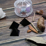 Natural Black Obsidian Crystal Pyramid Energy Generator - The Protector