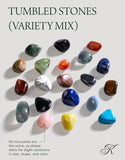 KALIFANO Bulk Tumbled Stones – Over 1,000 Carats Mixed Polished Healing Crystals & Gems for Reiki, Crafts, Kids & Decor (Includes Rose Quartz, Howlite Turquoise, Fluorite, Unakite, Lapis Lazuli) – Piedras de Cristal Para Decorar
