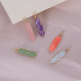 VIBILIA Healing Crystal Necklace Wire Wrapped Natural Amethyst Stone Point Pendant Necklace Hexagonal Reiki Spiritual Quartz Gemstone Stone Jewelry for Women Men
