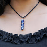 Sugandha Wellness Rainbow Moonstone Healing Crystal Necklace - Lunar Pendant Balance, Inner Light, Love & Creativity