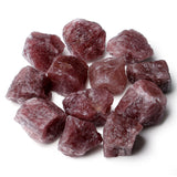 ZHIYUXI 2" Amethyst Rose Quartz Clear Quartz Fluorite Raw Crystals and Stones 4Pcs Crystals Bulk Real Crystals Decor Huge Rocks for Tumbling Witchcraft Wrapping Fountain Rocks Cabbing Room Decor