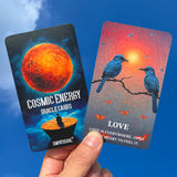 GZXINKE Cosmic Oracle Cards, Universe Message Oracle Cards for Beginners, Inner Strength, Spiritual Guidance Oracle Deck, Universal Wisdom for Daily Use, Readings, and Meditation