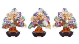 CrystalTears Healing Crystal Stones Set Hexagonal Natural Amethyst Rose Quartz Clear Quartz Reiki Healing Quartz Crystals Points Bulk Gemstone for Chakra Meditation Crystal Therapy 1.18"-1.3"