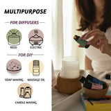Folkulture Fragrance Oils for Diffuser | Set of 6 Essential Oils Set for Diffusers for Home | Diffuser Oil Scents - Lavender, Palo Santo, Rose Geranium, Lemongrass, Ocean Salt | Lotus Gift Box Set