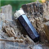 Sugandha Wellness Rainbow Moonstone Healing Crystal Necklace - Lunar Pendant Balance, Inner Light, Love & Creativity