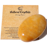 MAIBAOTA 2.4" Lapis Lazuli Crystal Stone Polished Palm Stone 0.7" Thick Natural Reiki Gemstone Worry Stone Healing Crystals Energy Balancing Anxiety Stress Relief Meditation 1 Pc
