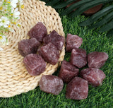 ZHIYUXI 2" Amethyst Rose Quartz Clear Quartz Fluorite Raw Crystals and Stones 4Pcs Crystals Bulk Real Crystals Decor Huge Rocks for Tumbling Witchcraft Wrapping Fountain Rocks Cabbing Room Decor