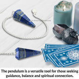 Amazing Gemstone Rainbow Moonstone Crystal Pendulum for Divination - Certified Dowsing Crystals and Healing Stones for Chakra Balancing and Meditation - Enhance Reiki Spiritual Growth