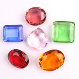 GEMHUB Brazilian 500 Carat Lot of 6 Pcs Mix Color & Shape Loose Gemstone Lot for Jewelry Making ASP-029