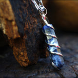 Sugandha Wellness Rainbow Moonstone Healing Crystal Necklace - Lunar Pendant Balance, Inner Light, Love & Creativity