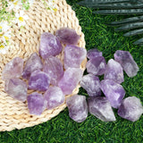 ZHIYUXI 2" Amethyst Rose Quartz Clear Quartz Fluorite Raw Crystals and Stones 4Pcs Crystals Bulk Real Crystals Decor Huge Rocks for Tumbling Witchcraft Wrapping Fountain Rocks Cabbing Room Decor