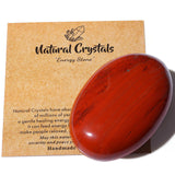MAIBAOTA 2.4" Lapis Lazuli Crystal Stone Polished Palm Stone 0.7" Thick Natural Reiki Gemstone Worry Stone Healing Crystals Energy Balancing Anxiety Stress Relief Meditation 1 Pc