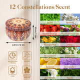 12 Zodiac Constellation Scented Candles Set | 30oz 120H Burn Time | Aromatherapy Pure Soy Wax Tin Jars Travel Candle | Fragrance Relaxation Candle Gifts for Birthdays/Men/Women/Father's Day