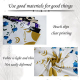 Knana Tarot Altar Cloth - Silk Witchcraft Mat for Reading - Includes Tarot Card Bag (Sun Moon)