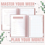 Planners with Purpose Self Care Journal – Guided Daily Reflection Notebook to Support Mental & Physical Health Habits – Self Love Manifestation & Affirmations Planner - Personal Growth Goals Happiness